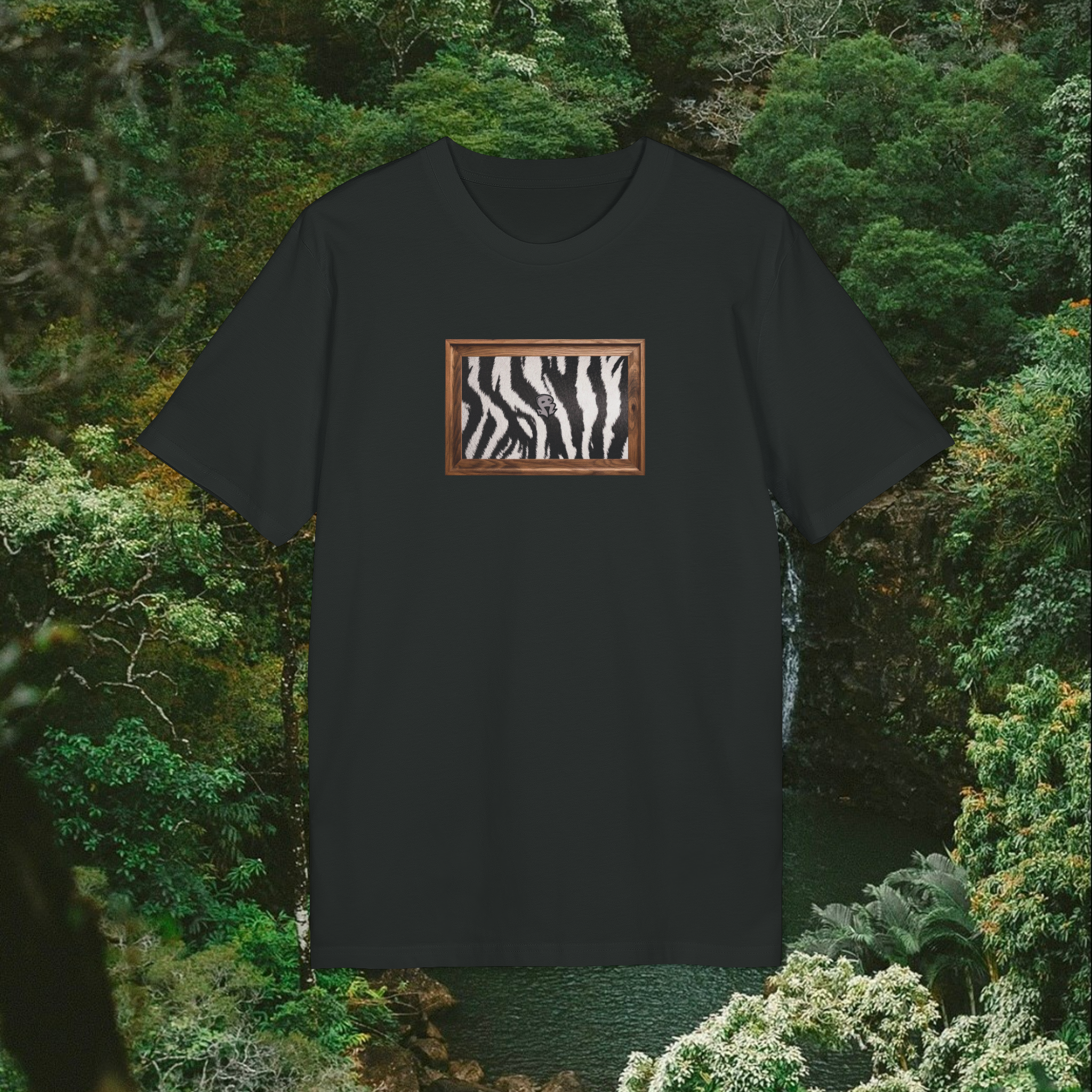 Raton3s Zebra Box Logo T-Shirt