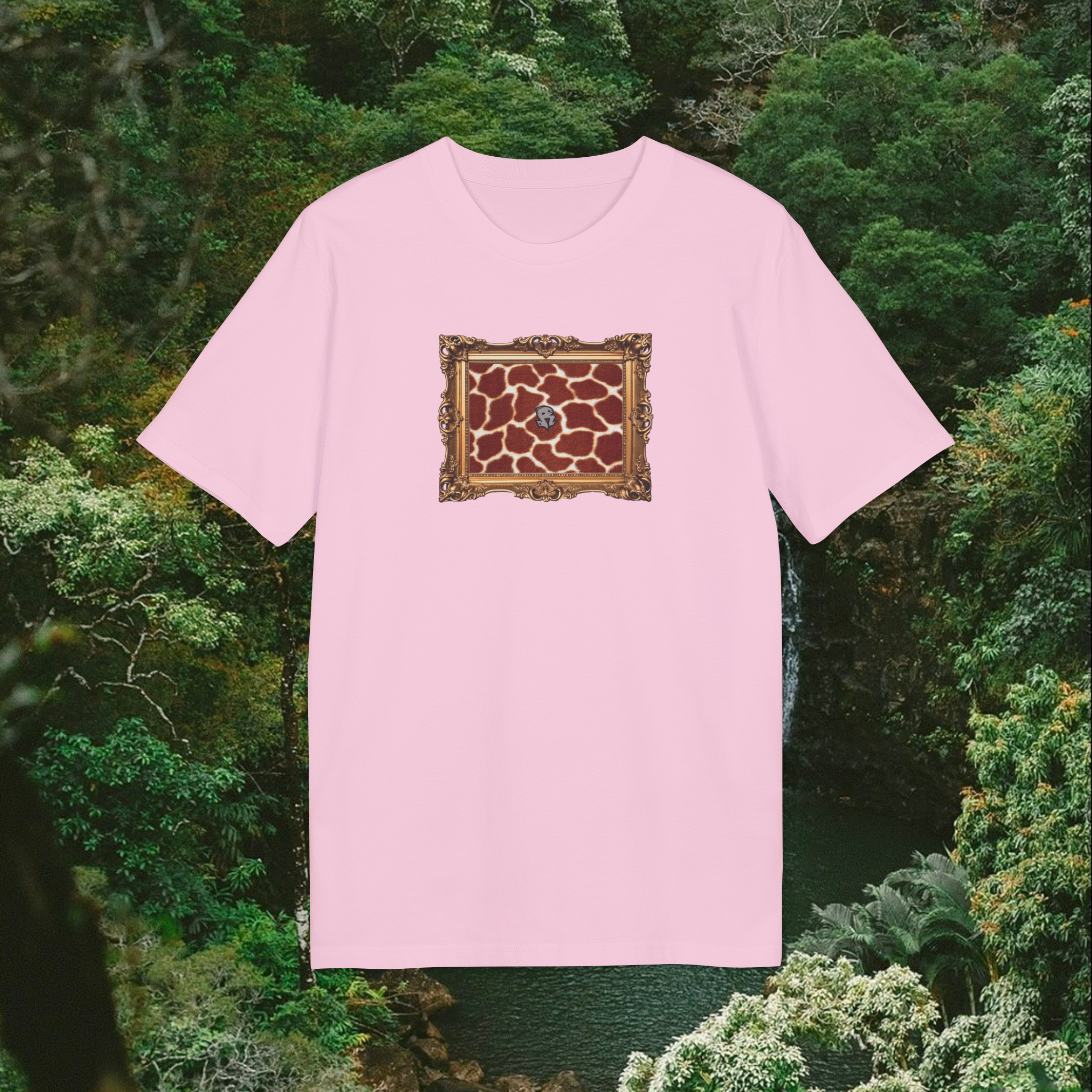 Raton3s Giraffe Box Logo T-Shirt