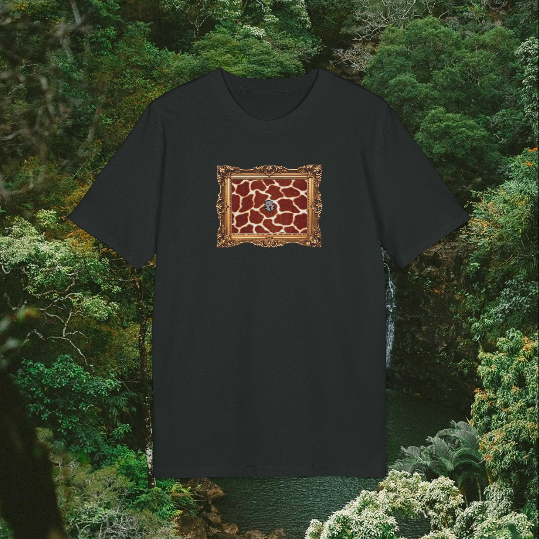 Raton3s Giraffe Box Logo T-Shirt